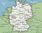 Duitsland versus België - Kaart van Duitsland