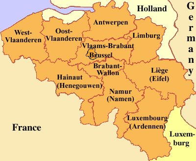 Alle provincie's van Belgi met ruim huizenaanbod van Koopwoningen in Belgi