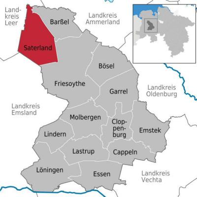 Duitsland - Nedersachsen - Oldenburger Land - Saterland