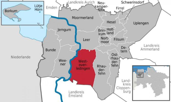 Duitsland - Nedersachsen - Ost-Friesland - Regio Papenburg
