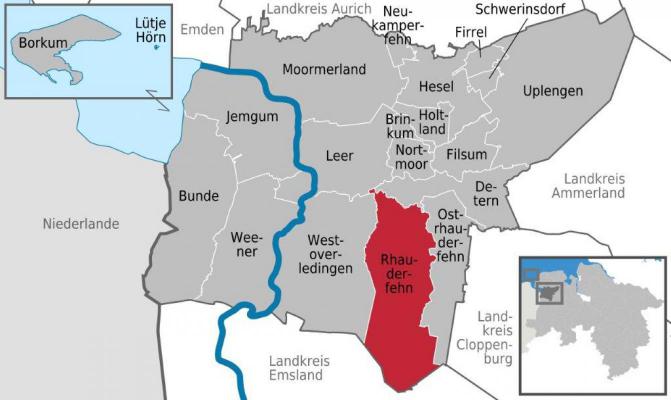 Duitsland - Nedersachsen - Ost-Friesland - Landkreis Leer