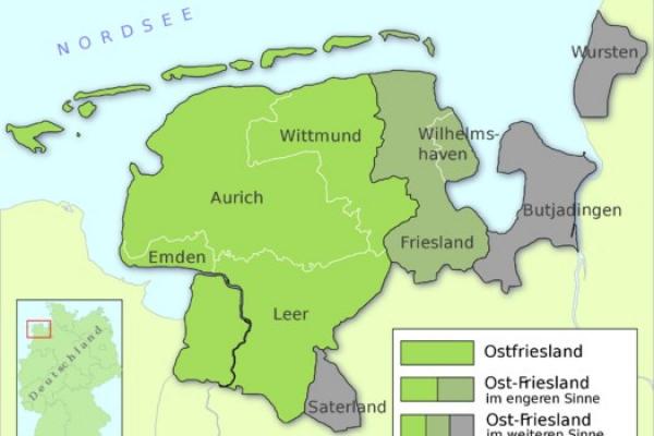 Duitsland - Nedersachsen - Ost-Friesland - Landkreis Friesland