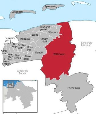 Duitsland - Nedersachsen - Ost-Friesland - Landkreis Wittmund