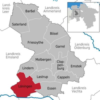 Duitsland - Nedersachsen - Oldenburger Land - Lningen