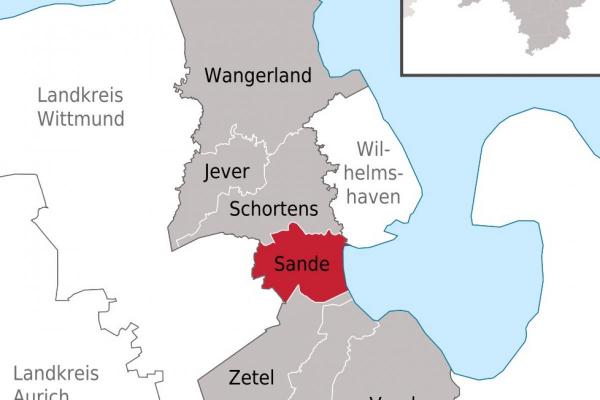 Duitsland - Nedersachsen - Ost-Friesland - Sande
